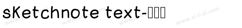 sketchnote text字体转换